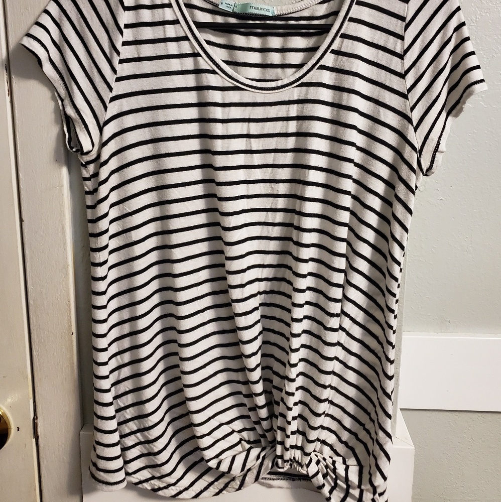 Maurices Black & White Tee